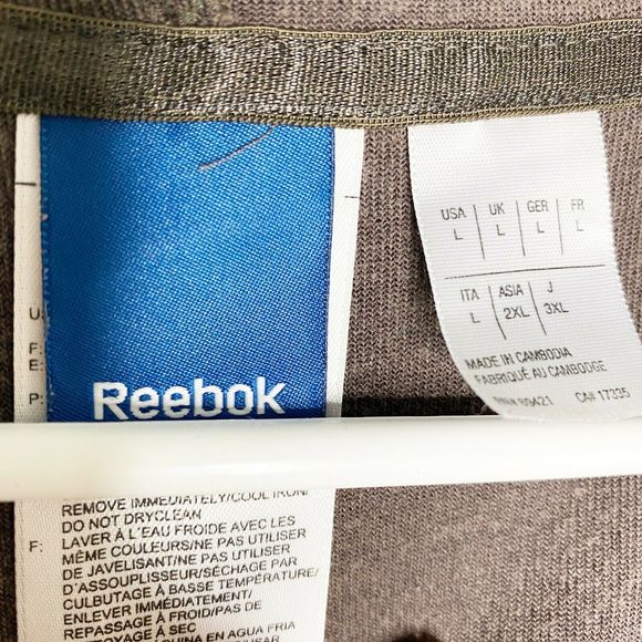 $10 SALE! Reebok Velvet Full Zip Hoodie Athletic Sweatshirt - Picture 5 of 6